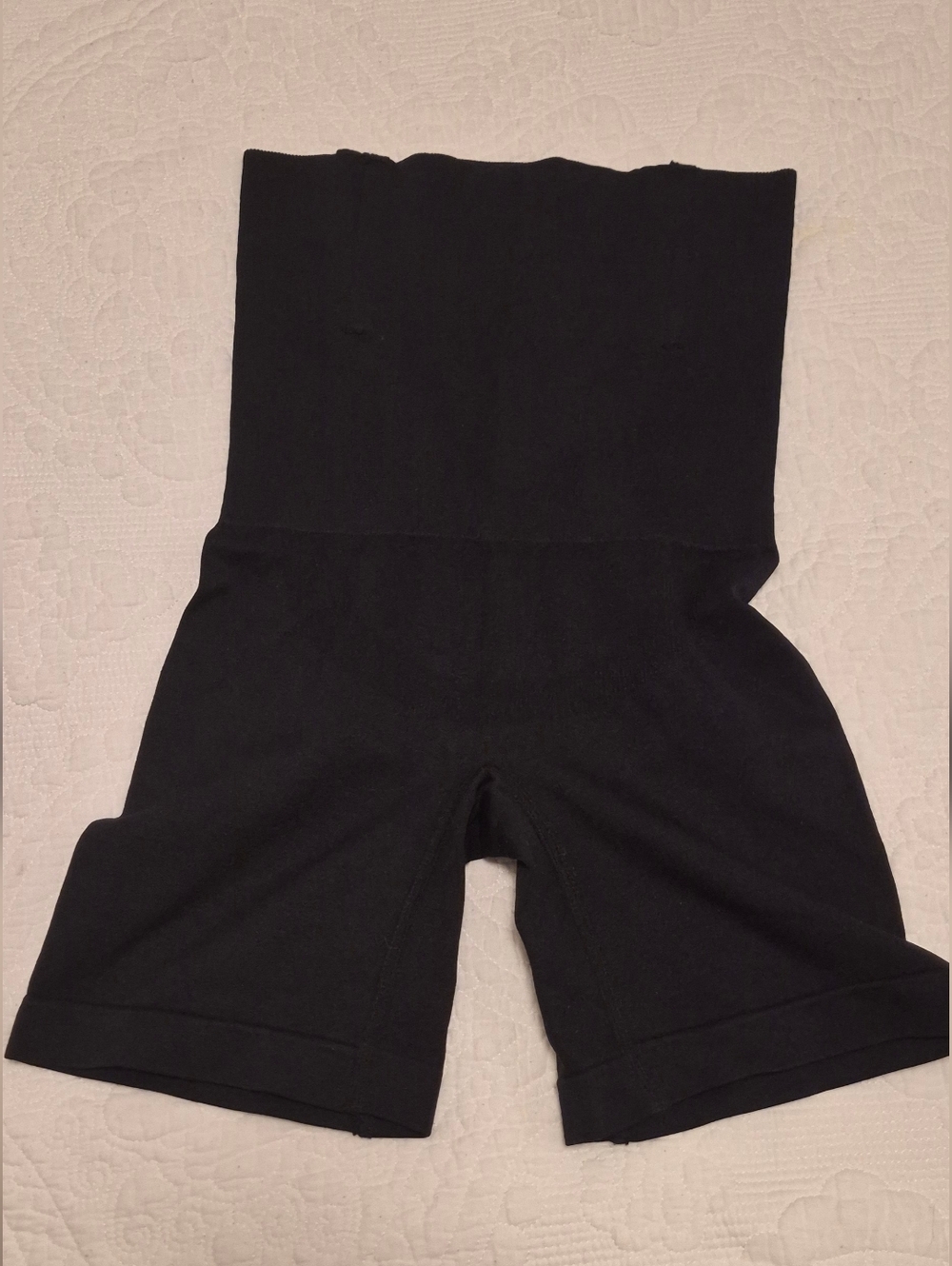 Black High-Waist Shaping Shorts